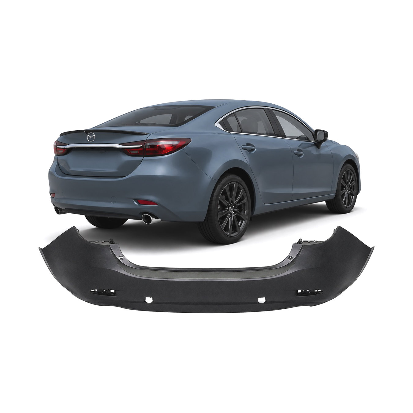 2014 - 2017 Mazda 6 Rear Bumper Cover