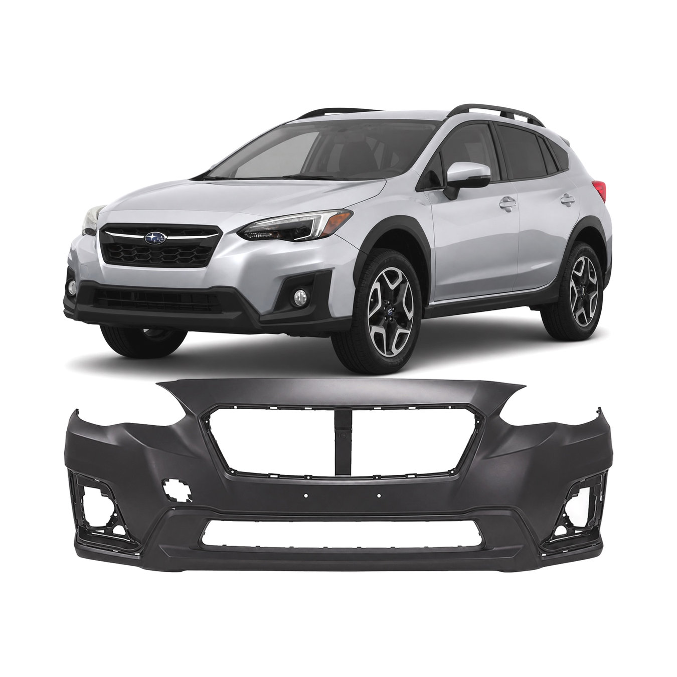 2018 - 2020 Subaru Crosstrek Front Bumper Cover