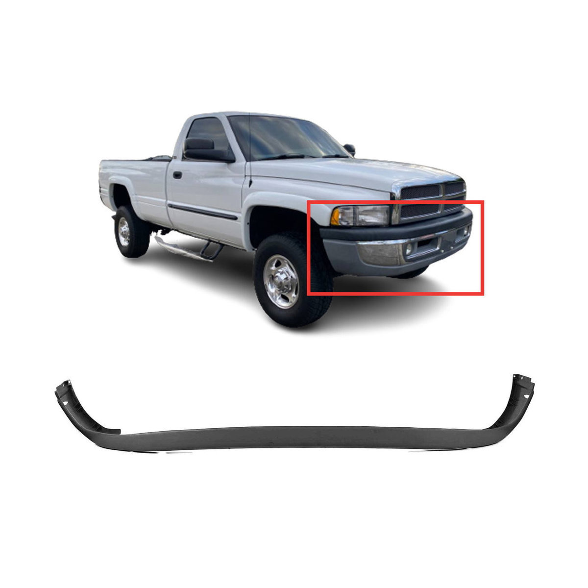 Dodge Ram Front Bumper Cover