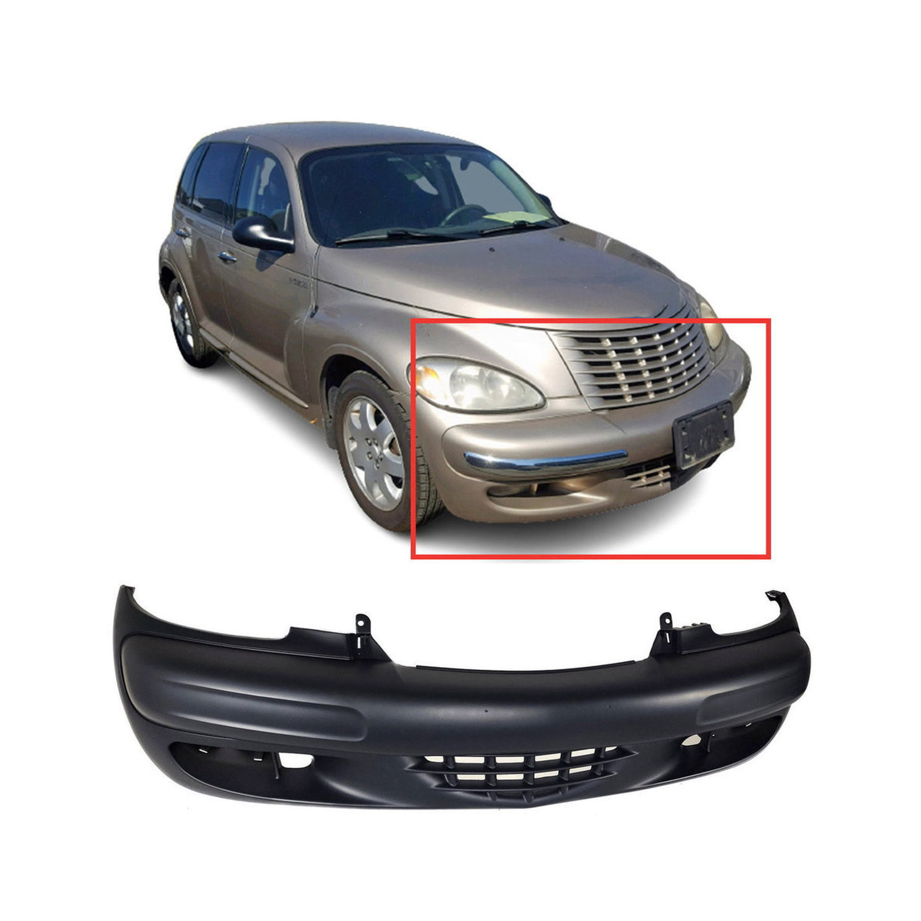 Dodge Ram Front Bumper Cover