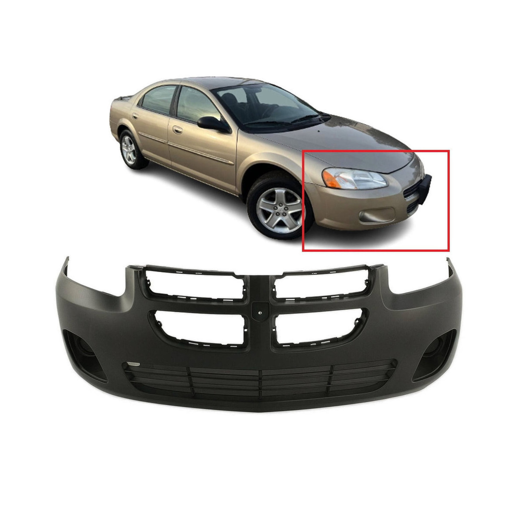 Dodge Ram Front Bumper Cover