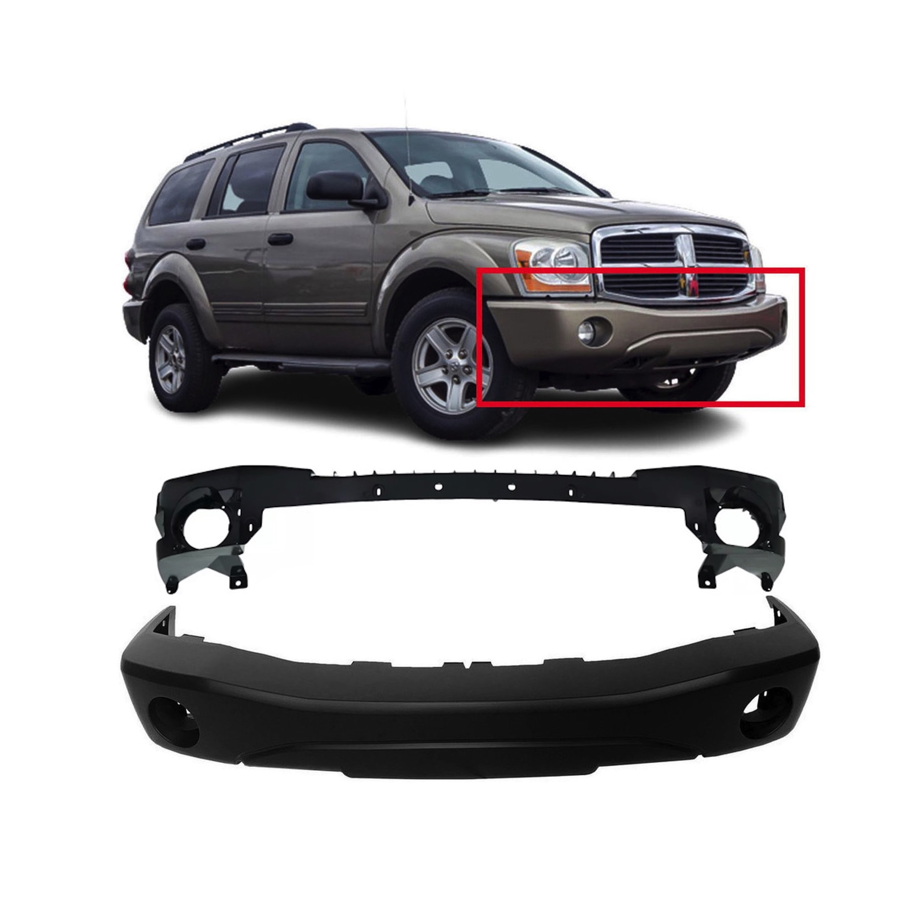 Dodge Ram Front Bumper Cover
