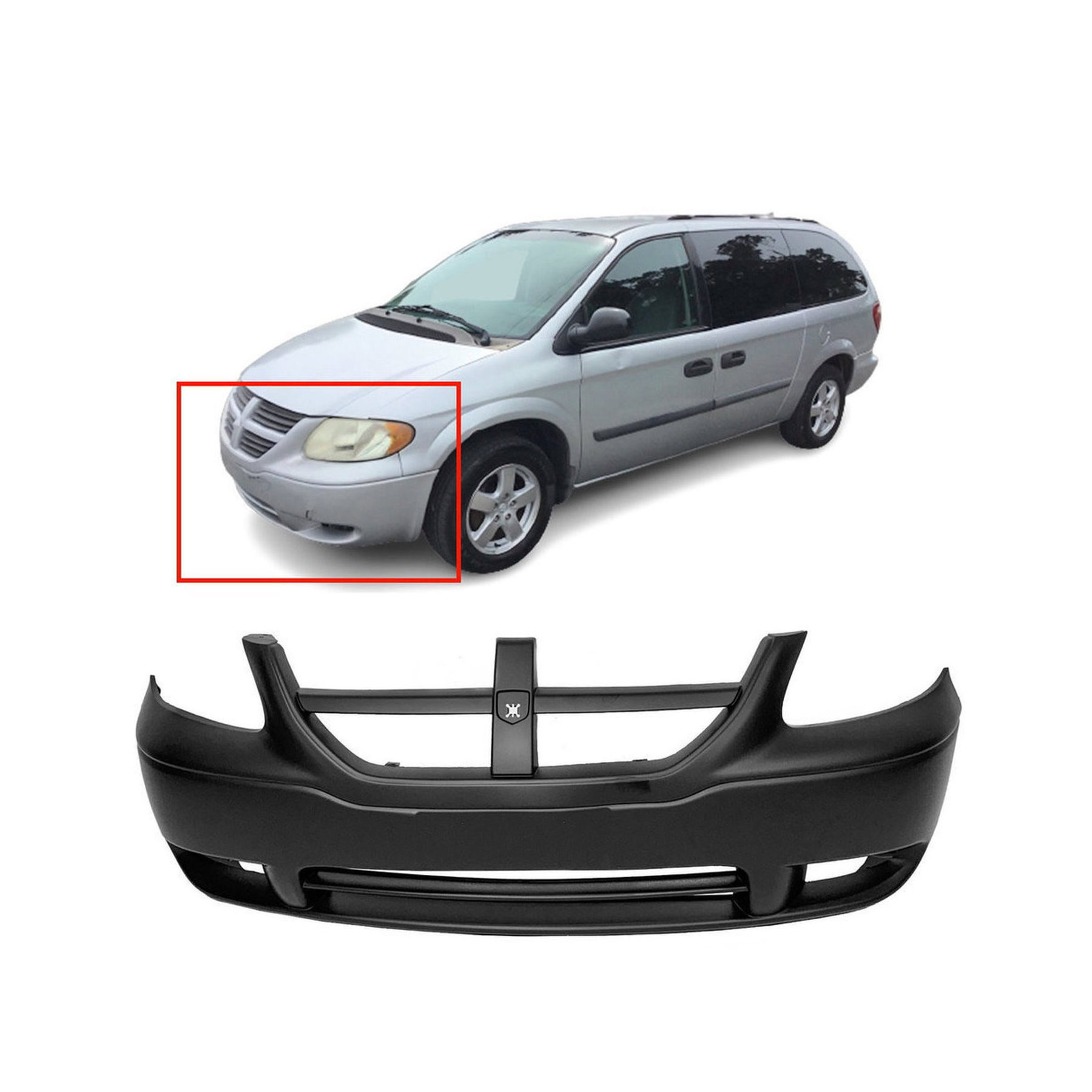 Dodge Ram Front Bumper Cover