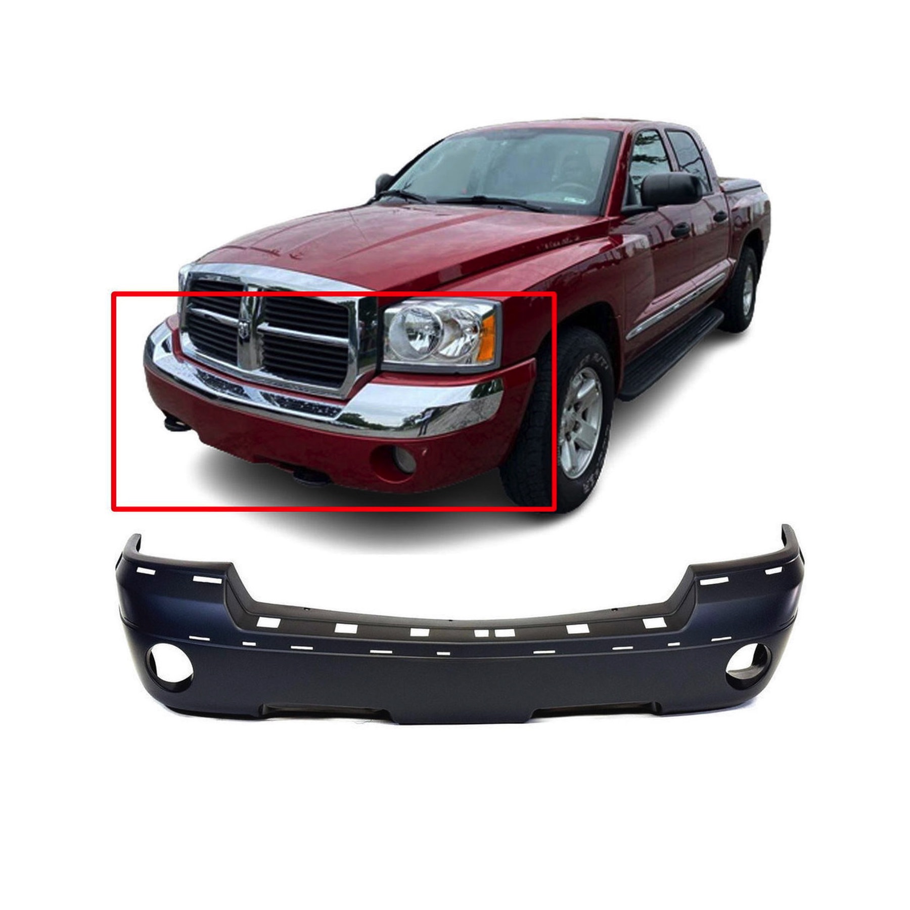 Dodge Ram Front Bumper Cover