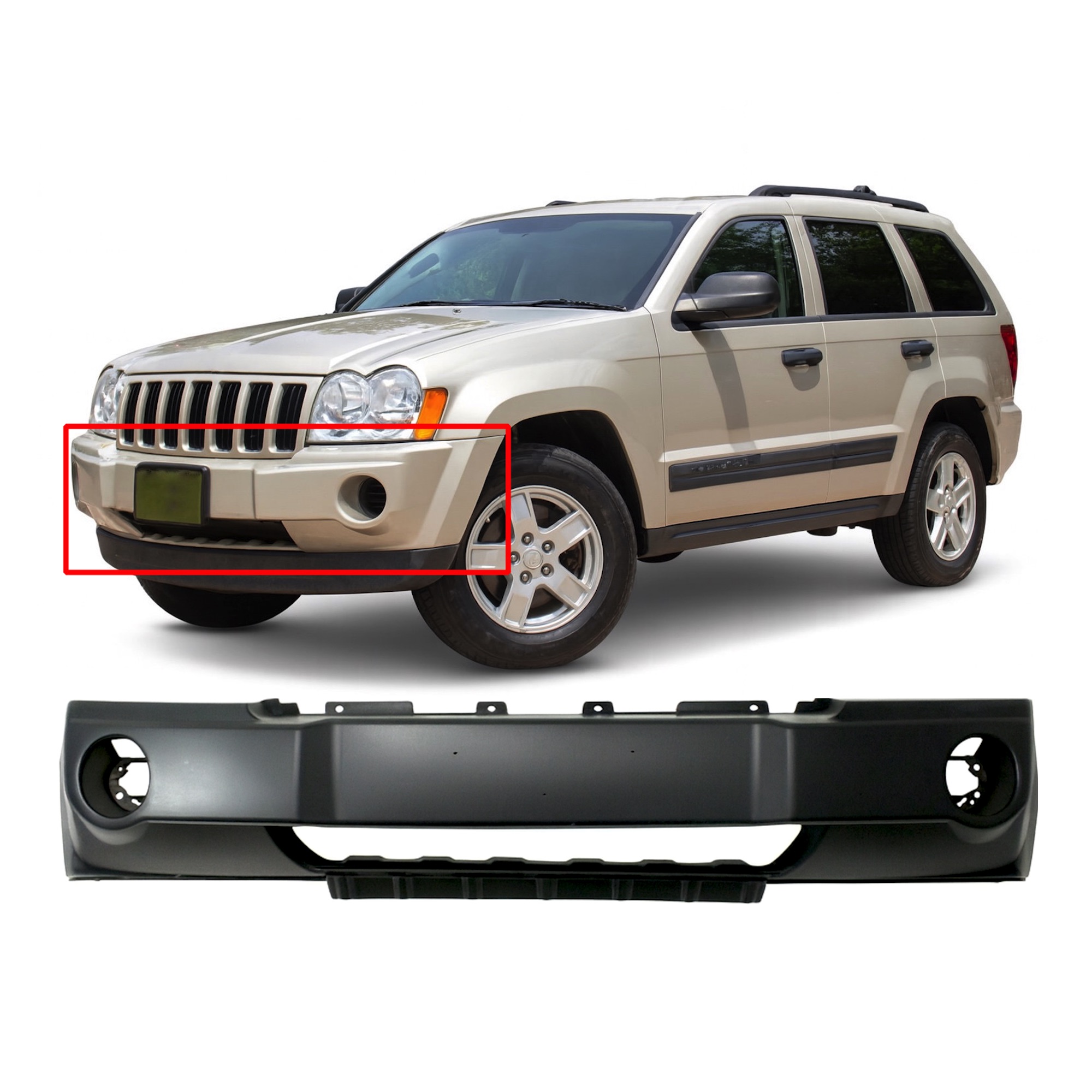 Dodge Ram Front Bumper Cover