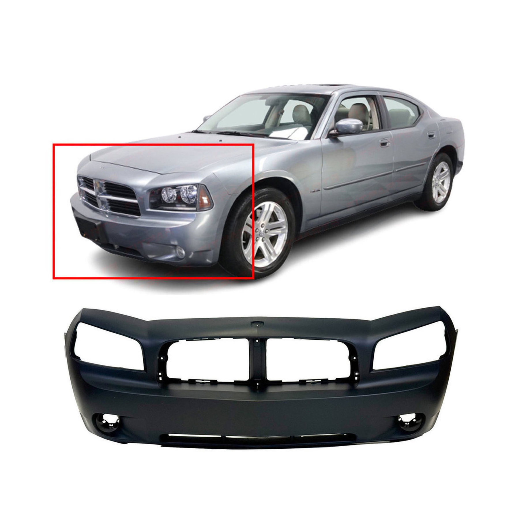 Dodge Ram Front Bumper Cover
