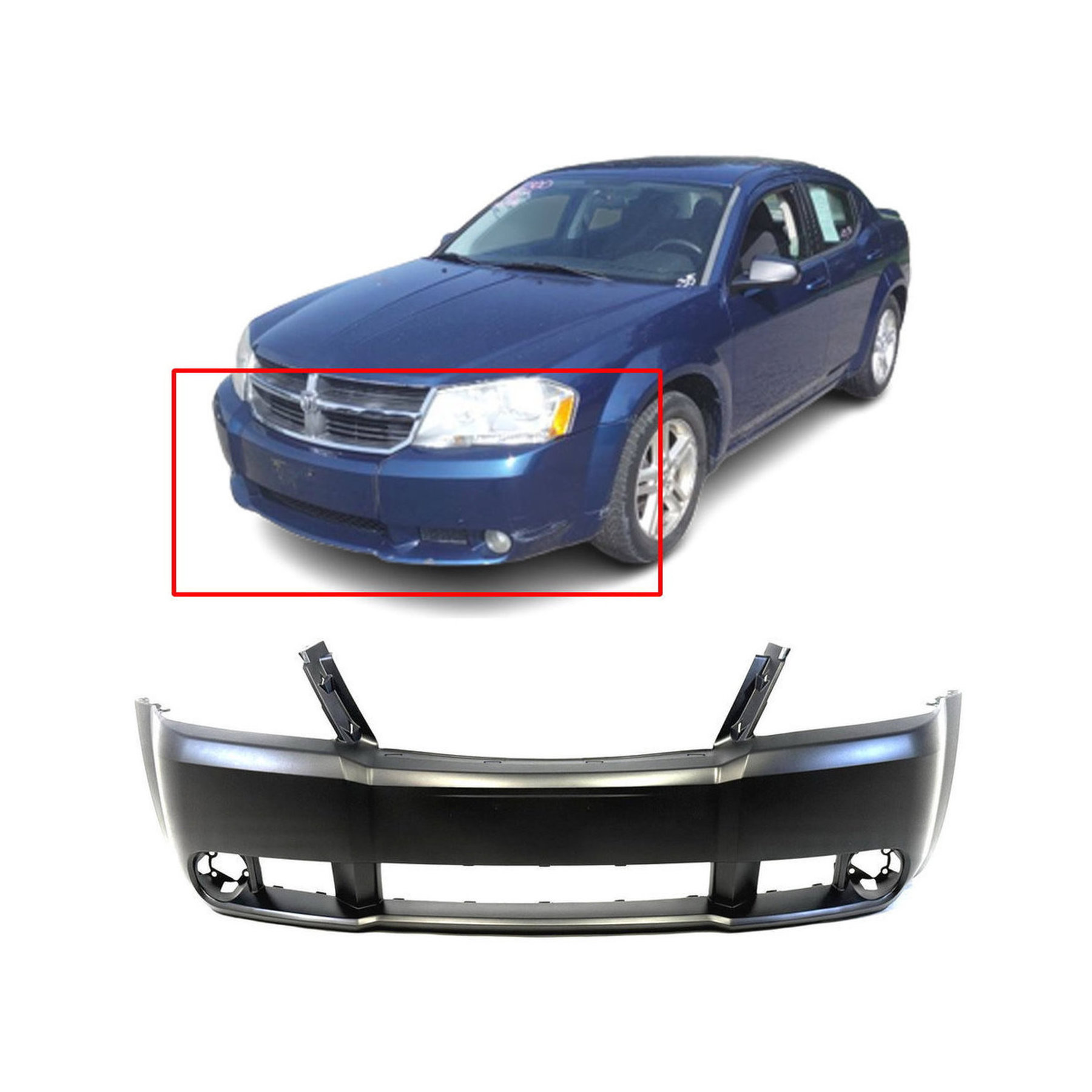Dodge Ram Front Bumper Cover