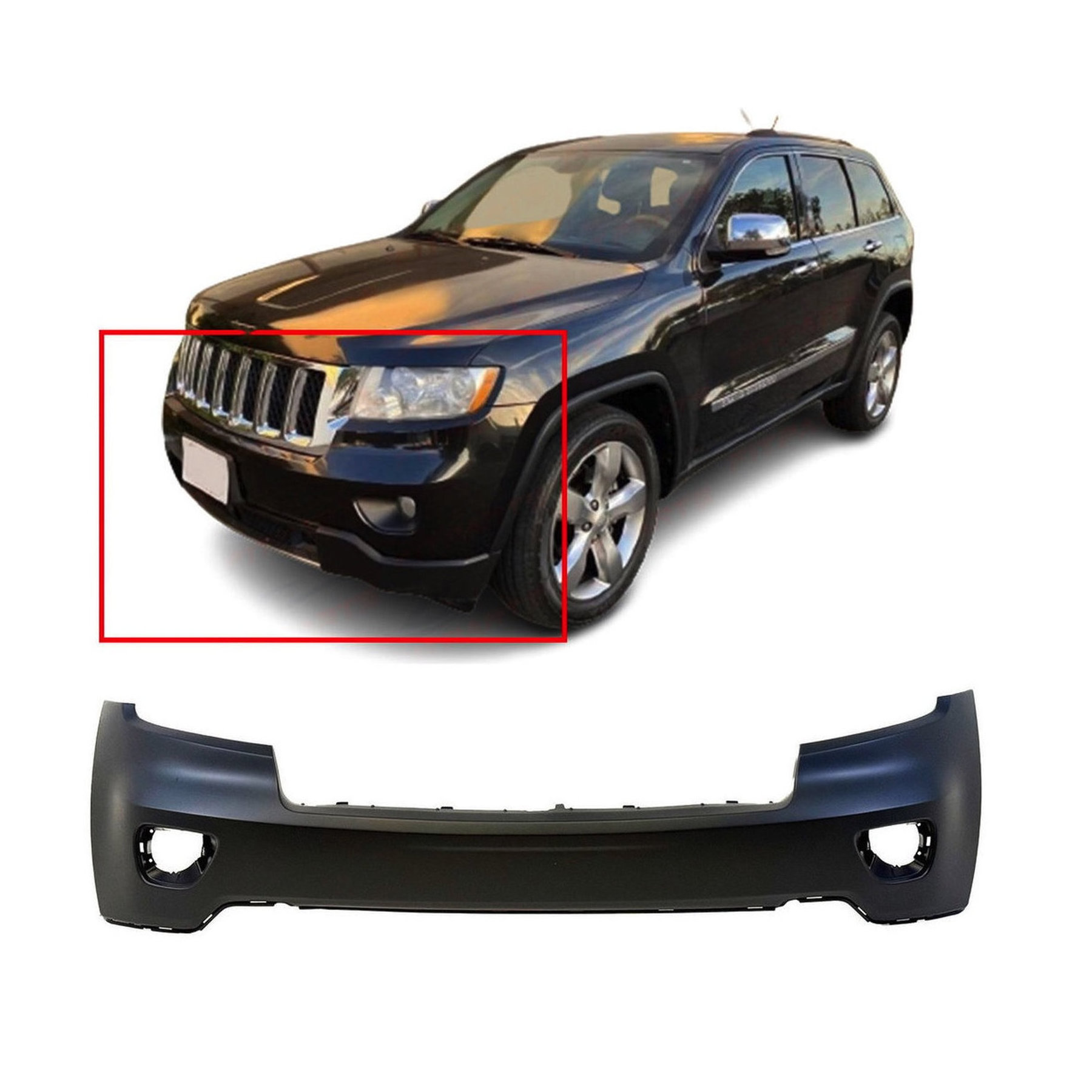 Dodge Ram Front Bumper Cover
