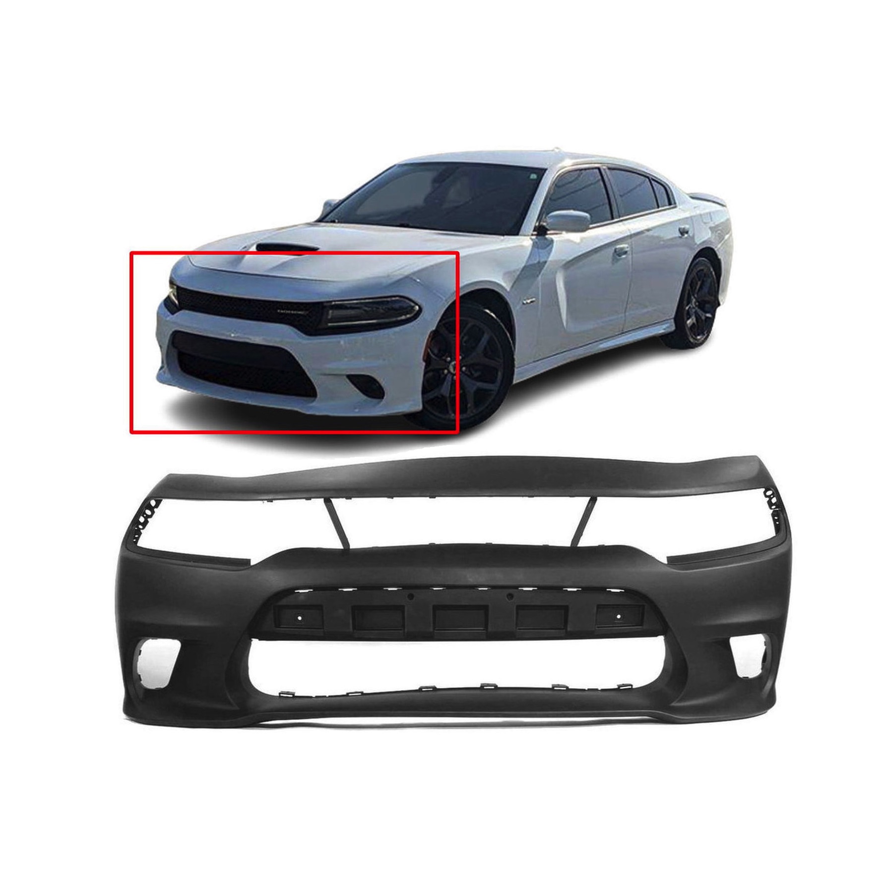 Dodge Ram Front Bumper Cover