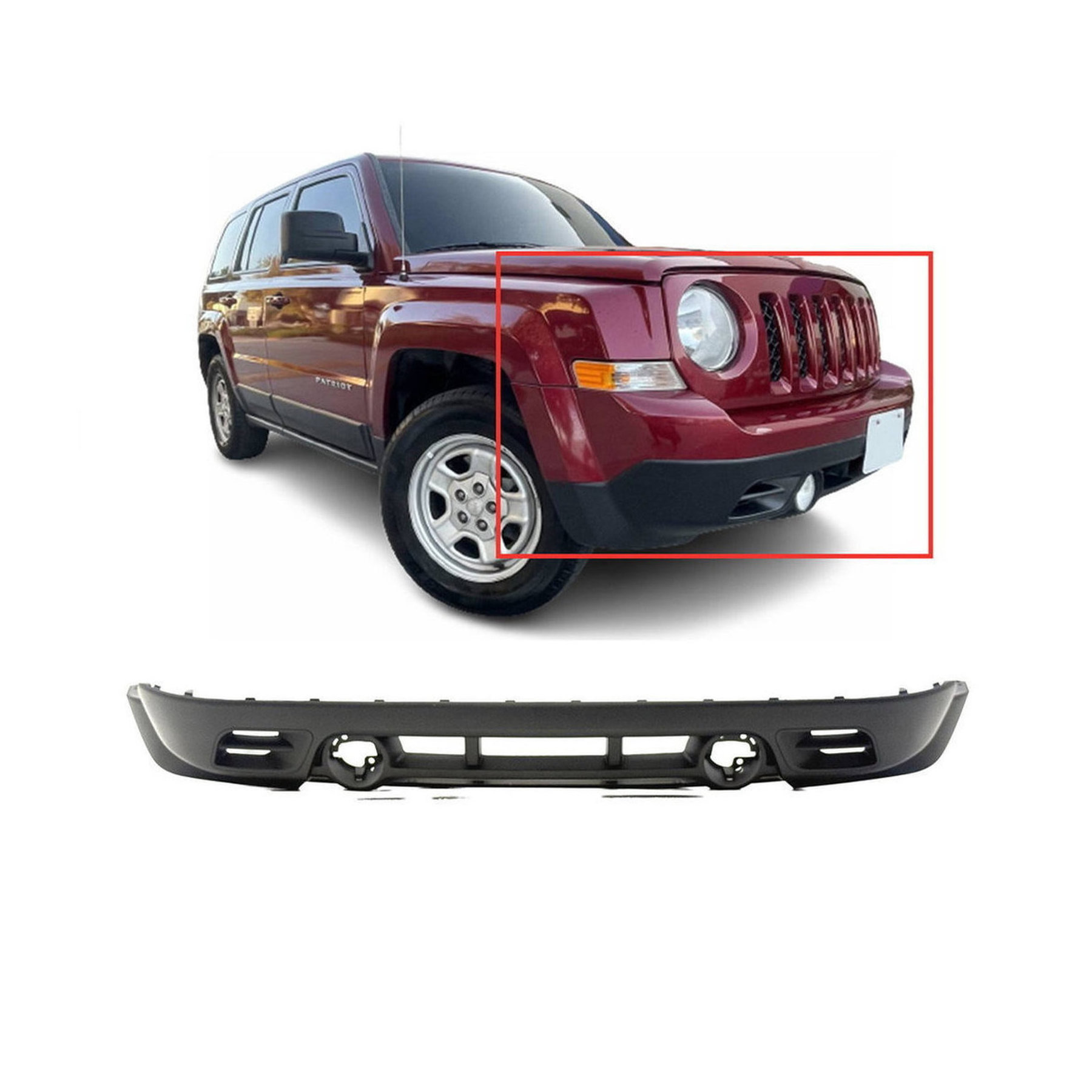 Dodge Ram Front Bumper Cover