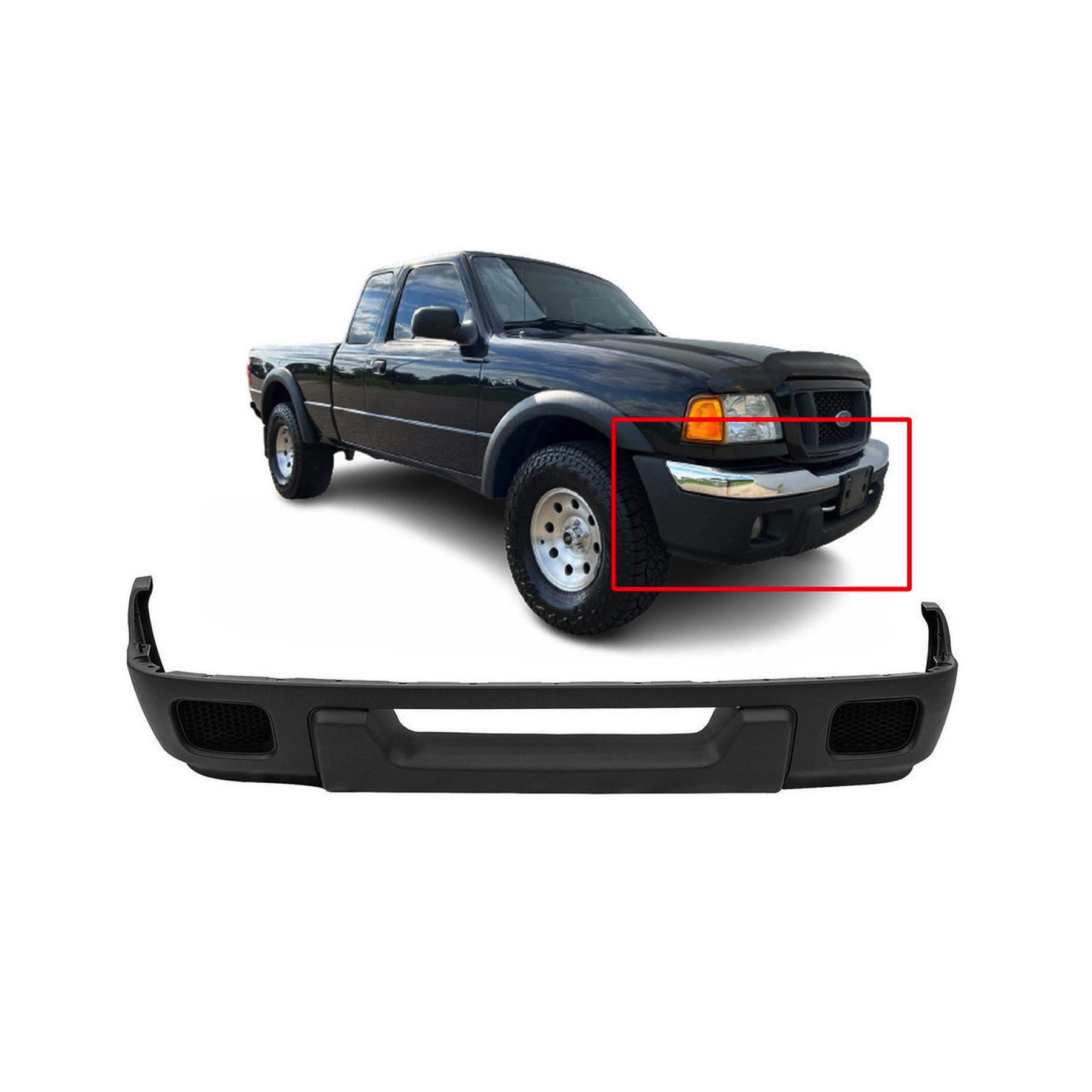 Dodge Ram Front Bumper Cover