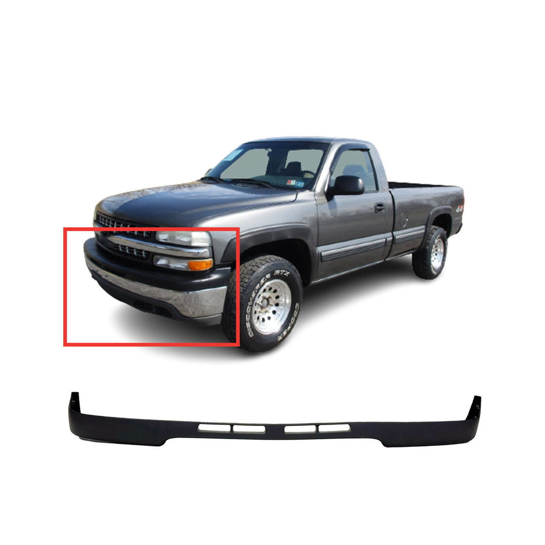 Dodge Ram Front Bumper Cover