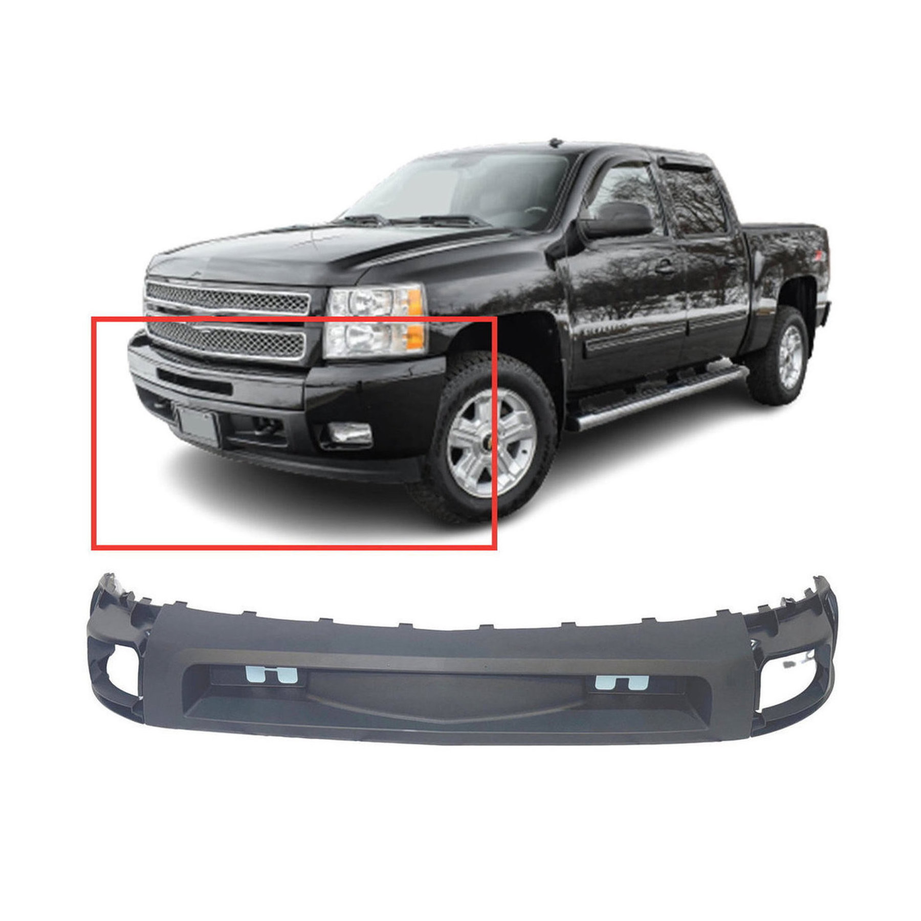 Dodge Ram Front Bumper Cover