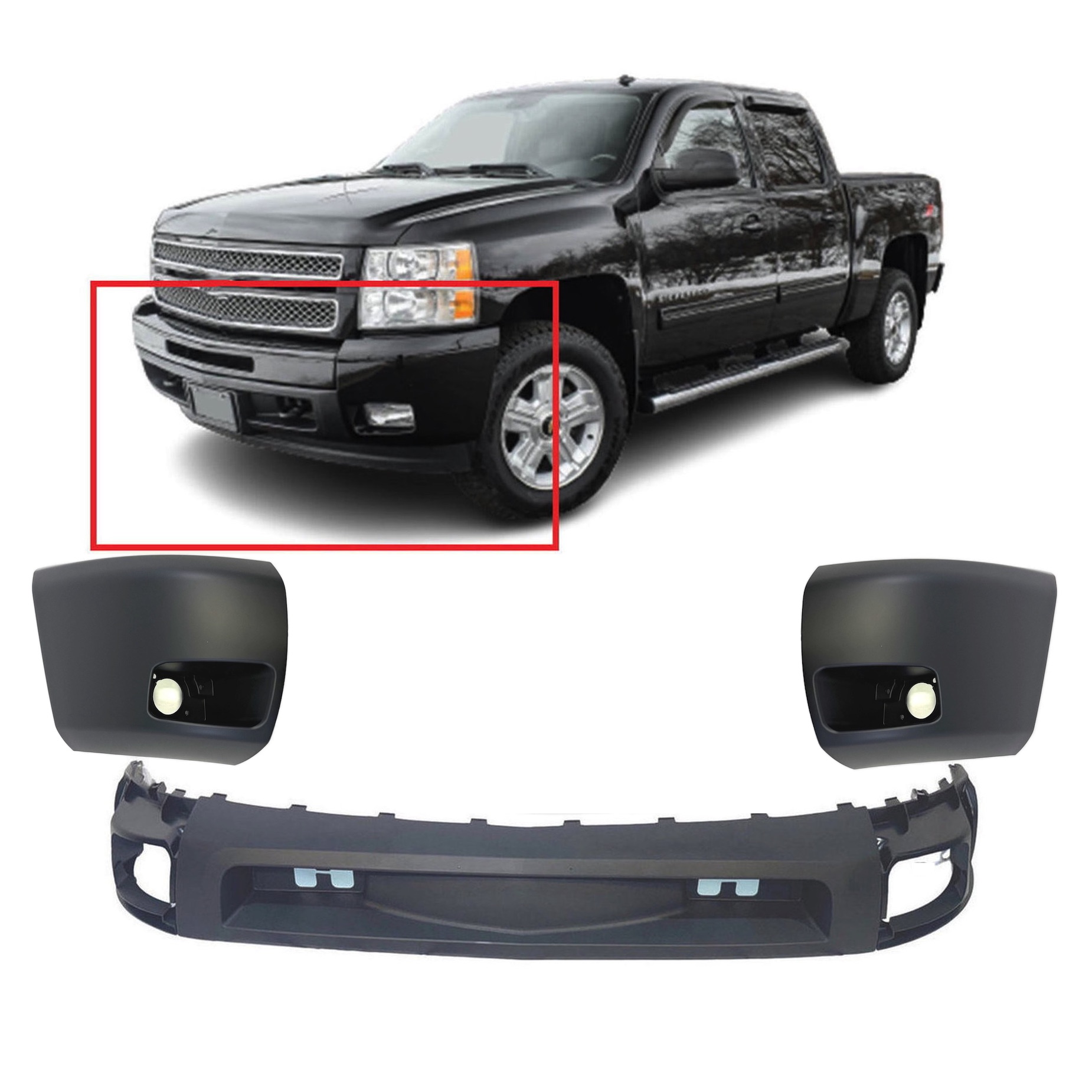 Dodge Ram Front Bumper Cover