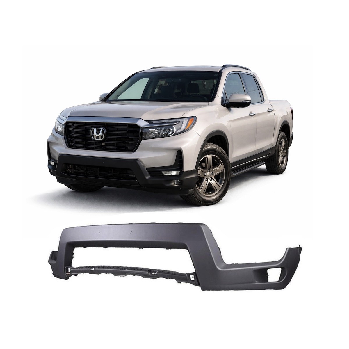 Front Bumper Cover for Honda Ridgeline 2021-2025 Textured