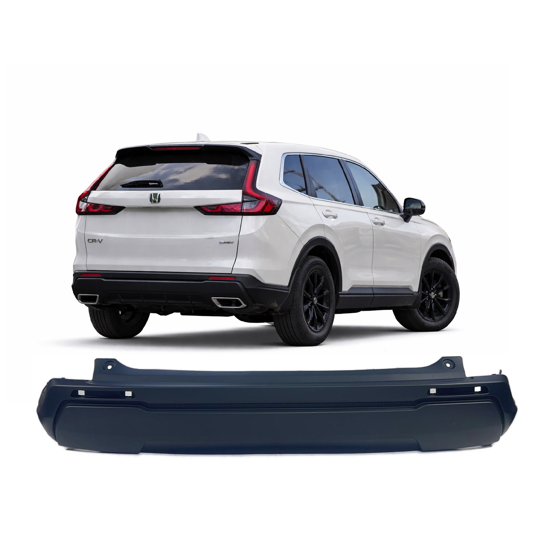 2023-2025 Honda CR-V Textured Rear Bumper Cover HO1100332