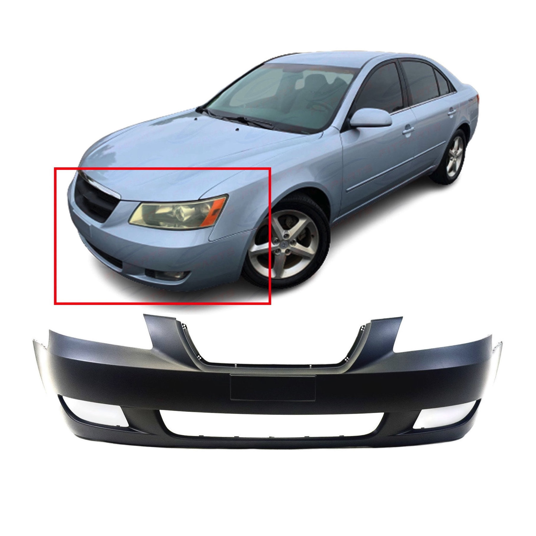 Dodge Ram Front Bumper Cover