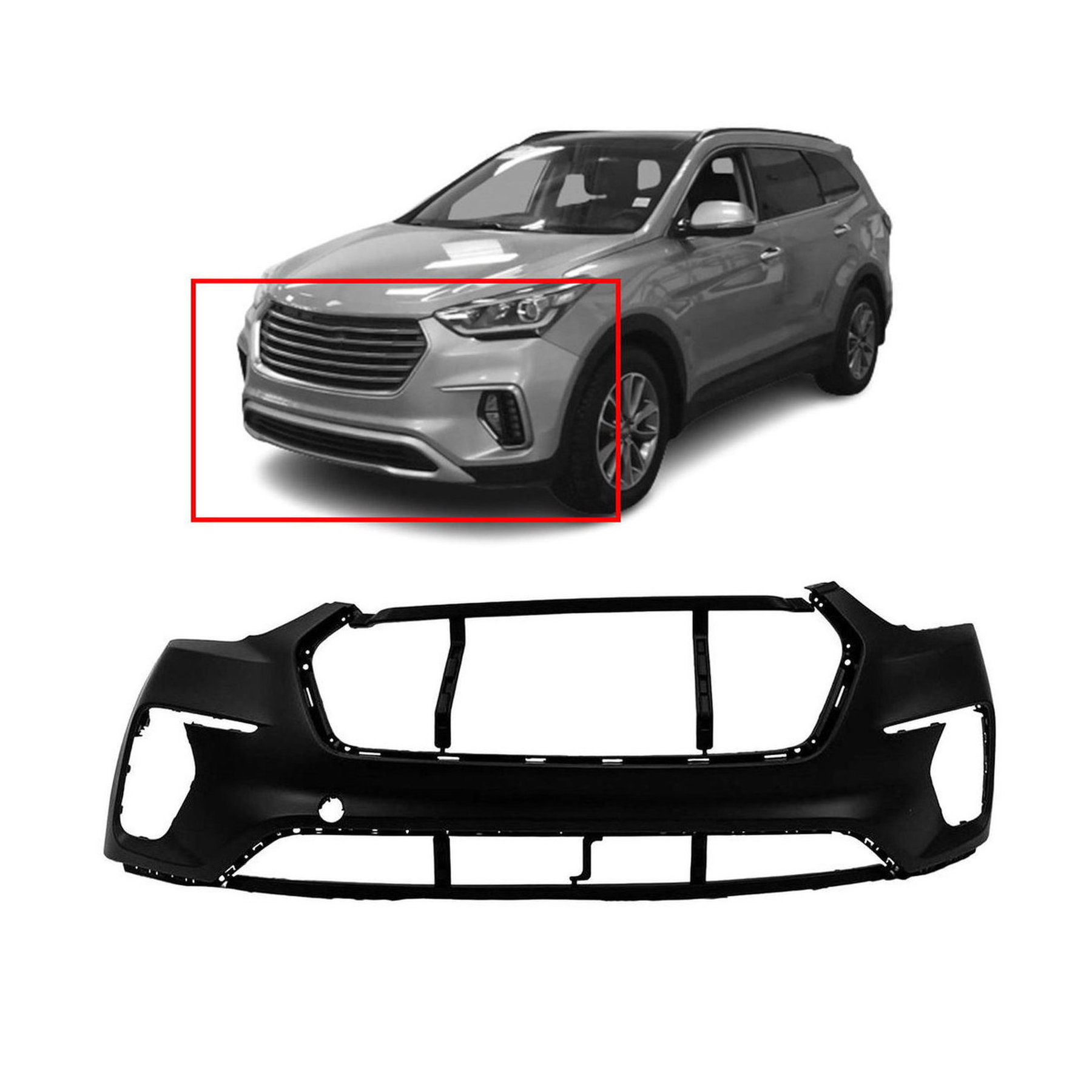 Dodge Ram Front Bumper Cover