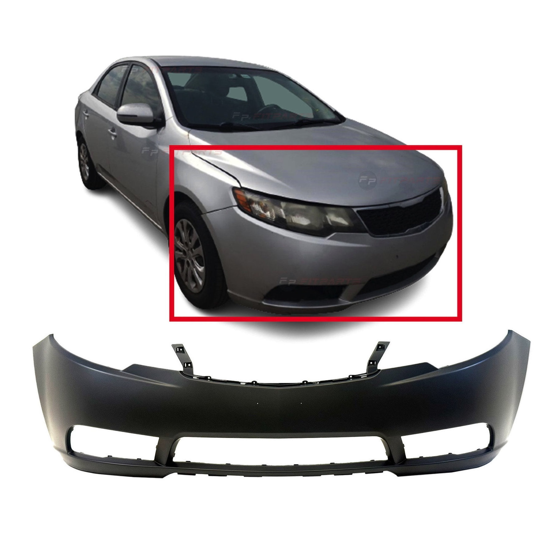 Dodge Ram Front Bumper Cover