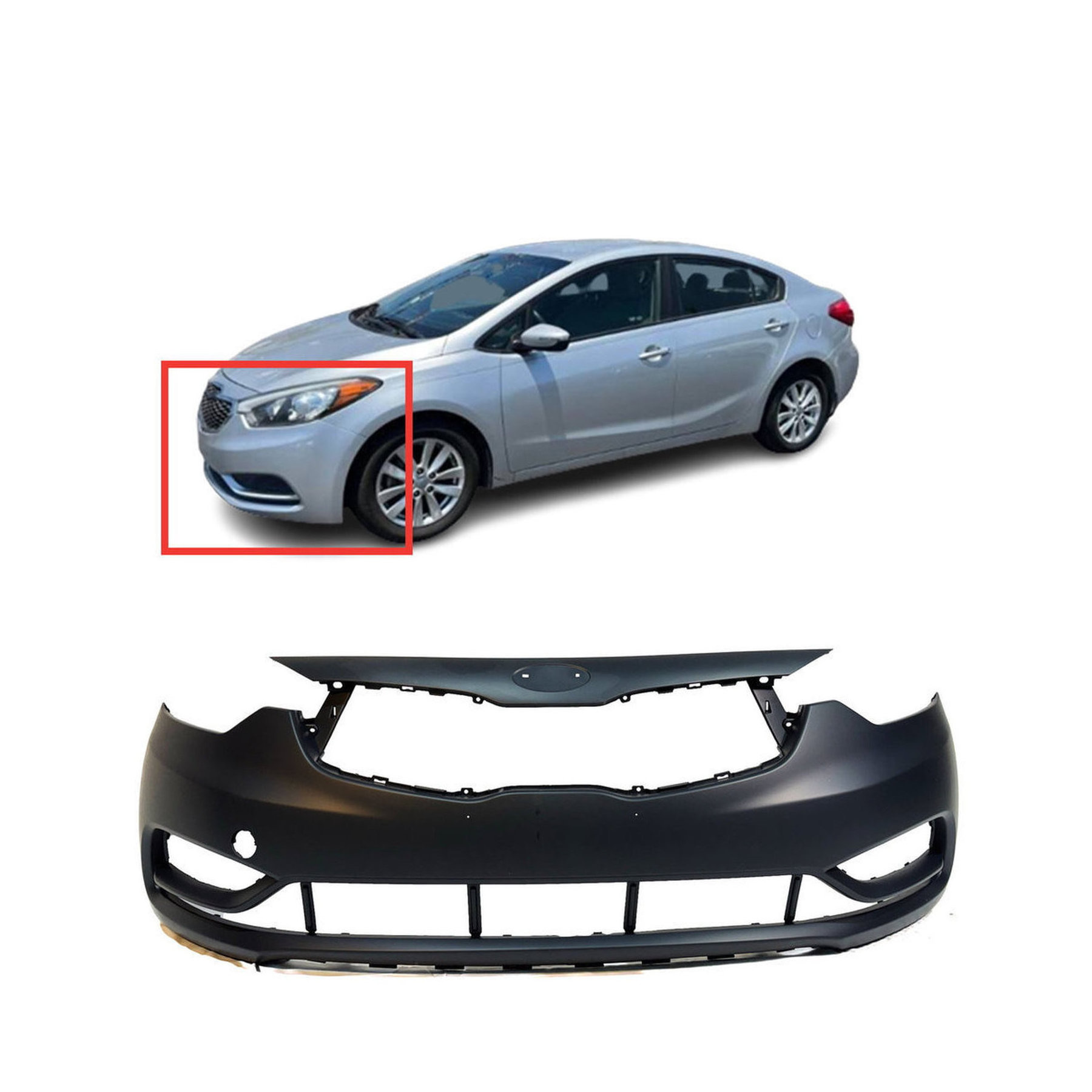 Dodge Ram Front Bumper Cover