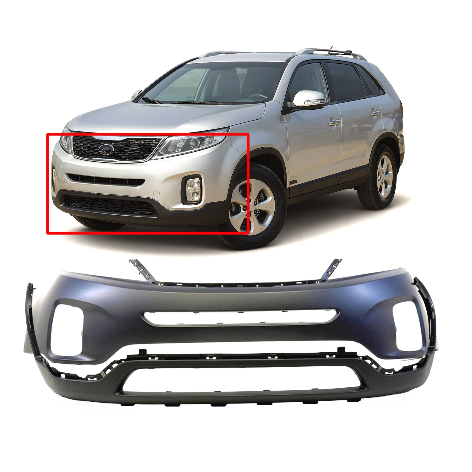 Dodge Ram Front Bumper Cover