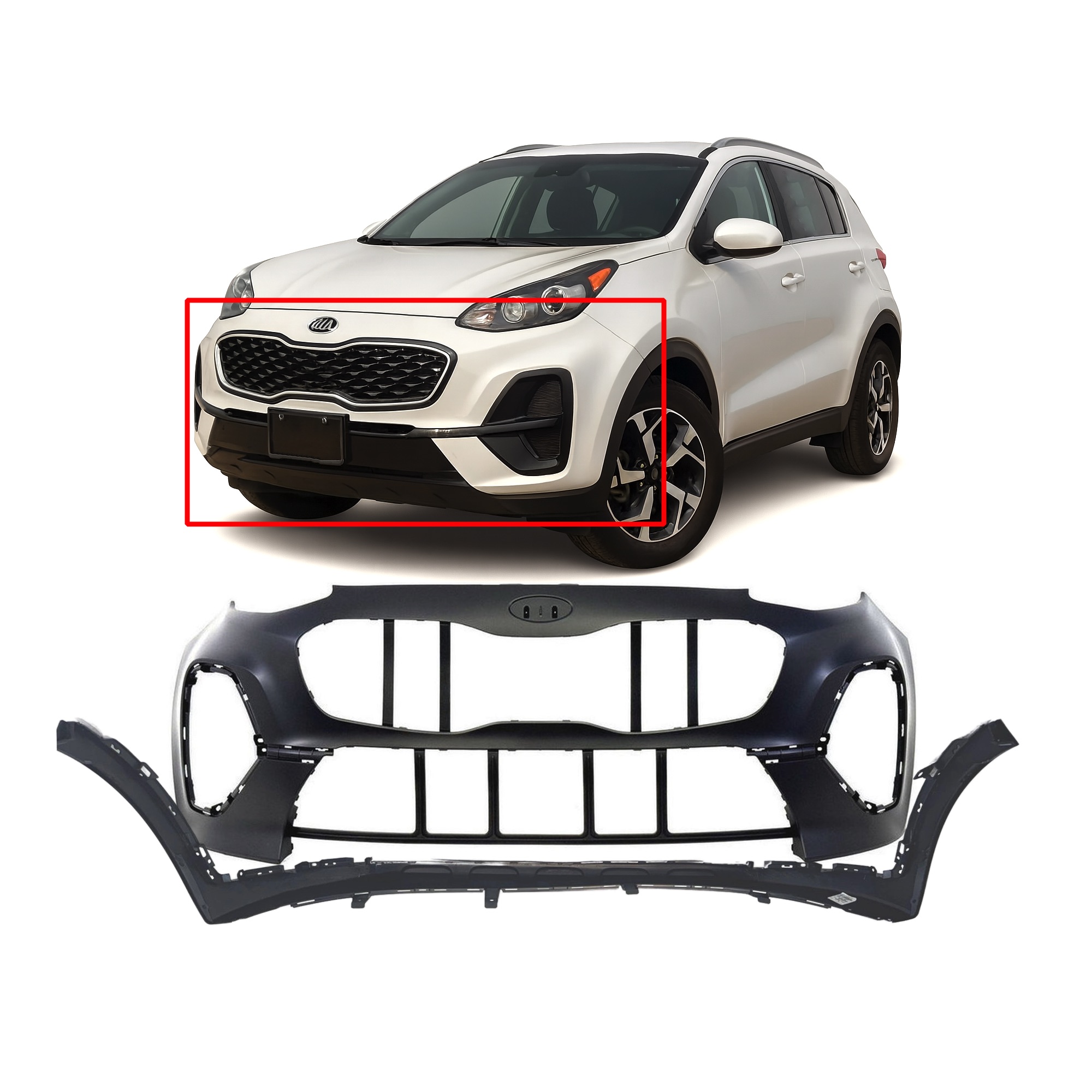 Dodge Ram Front Bumper Cover