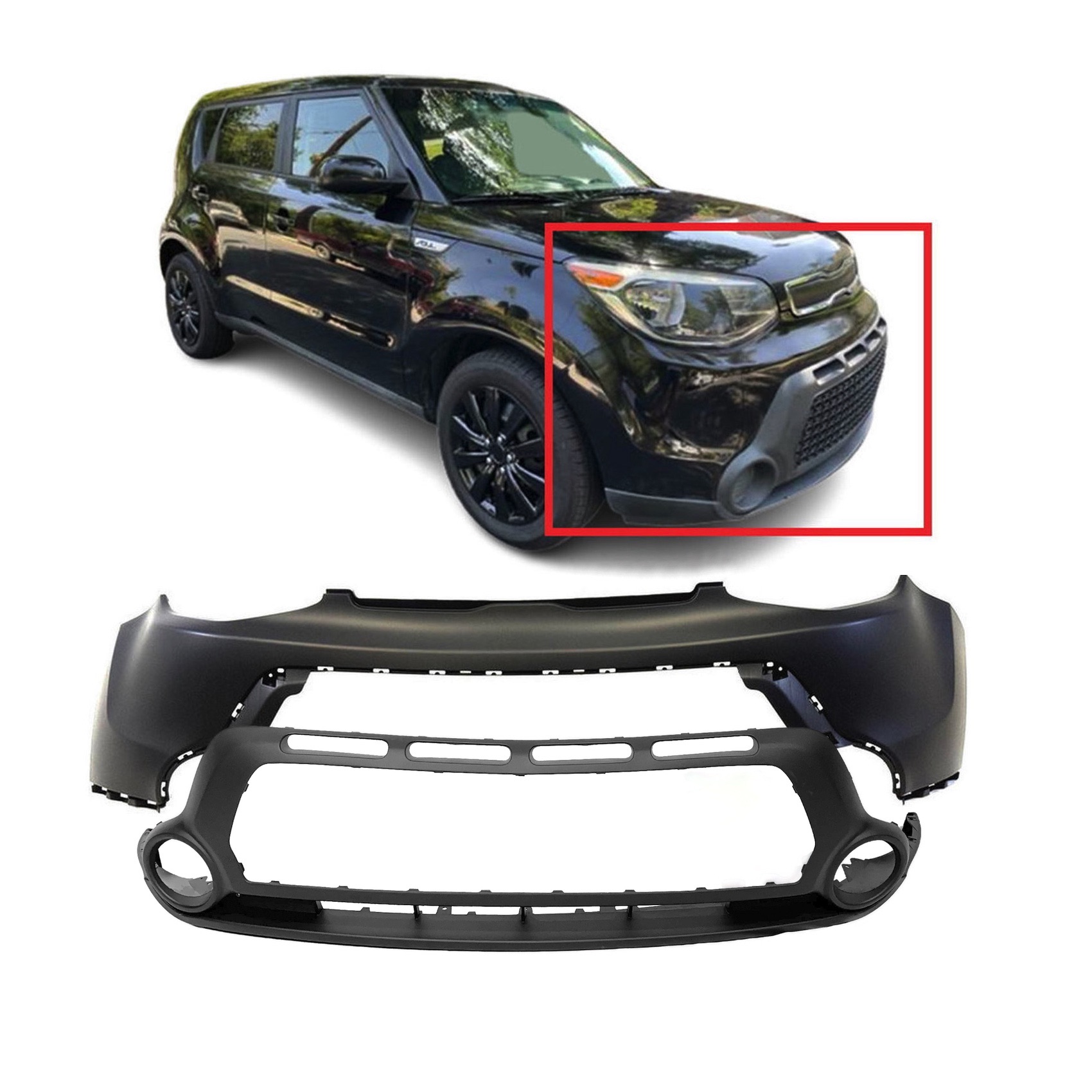 Dodge Ram Front Bumper Cover