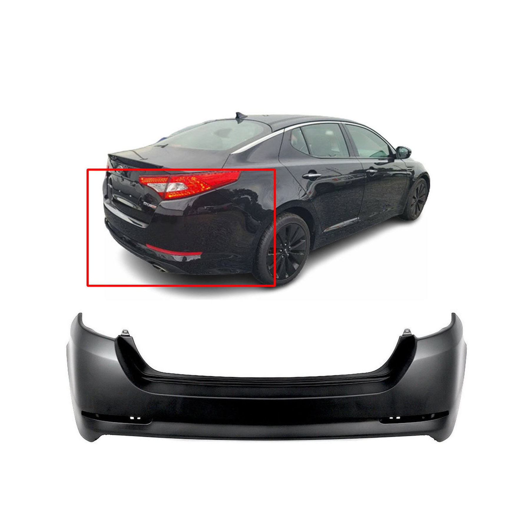 2011 - 2013 Kia Optima Rear Bumper Cover