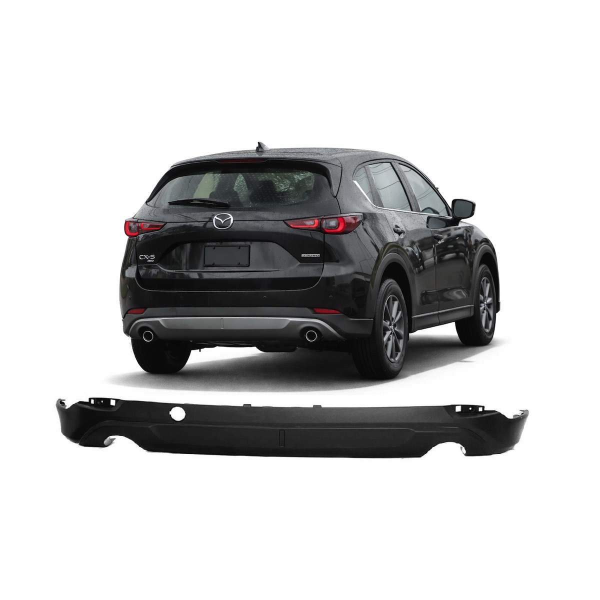 Rear Bumper Cover for Mazda CX-5 2022-2024 Primed KSD750222BB