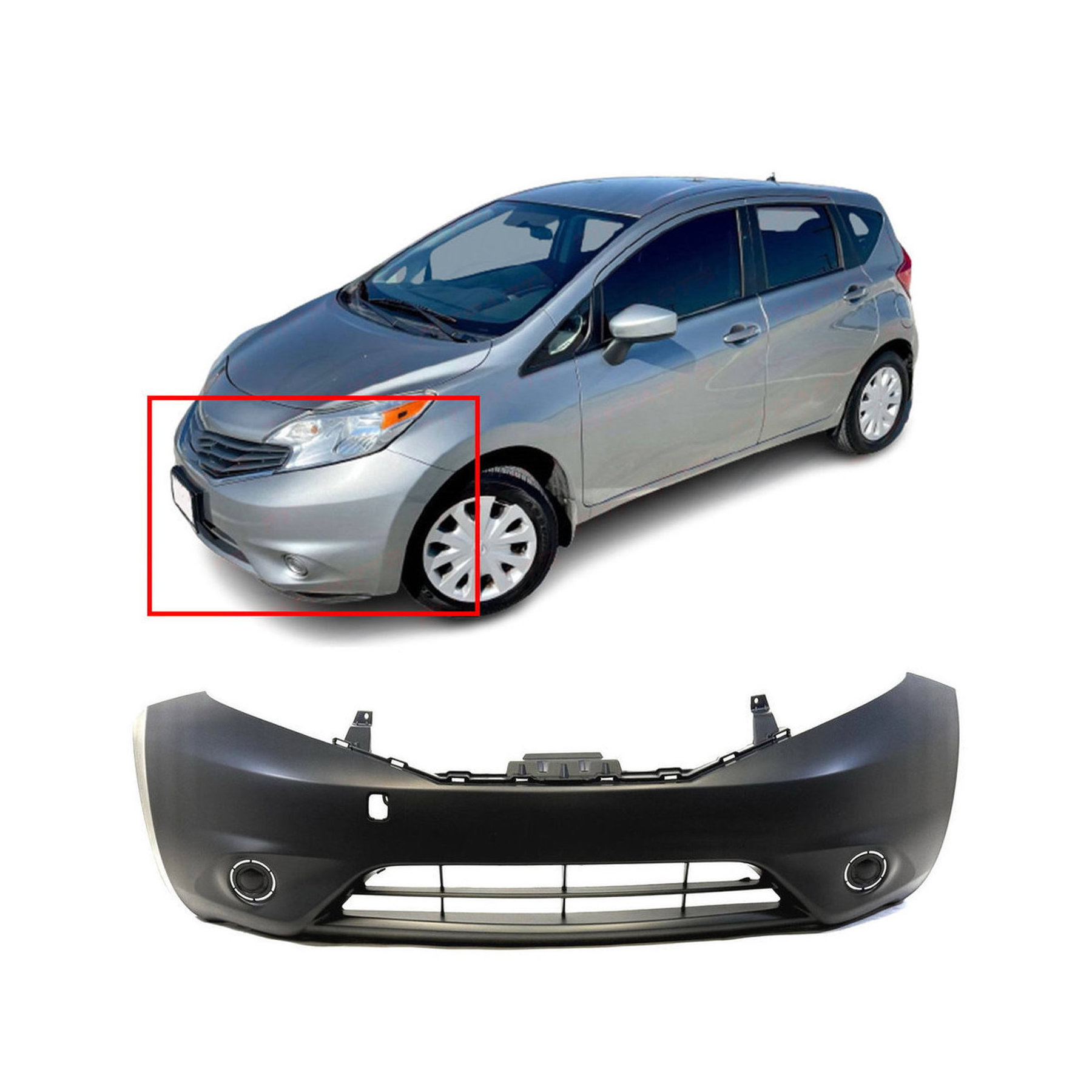 Dodge Ram Front Bumper Cover