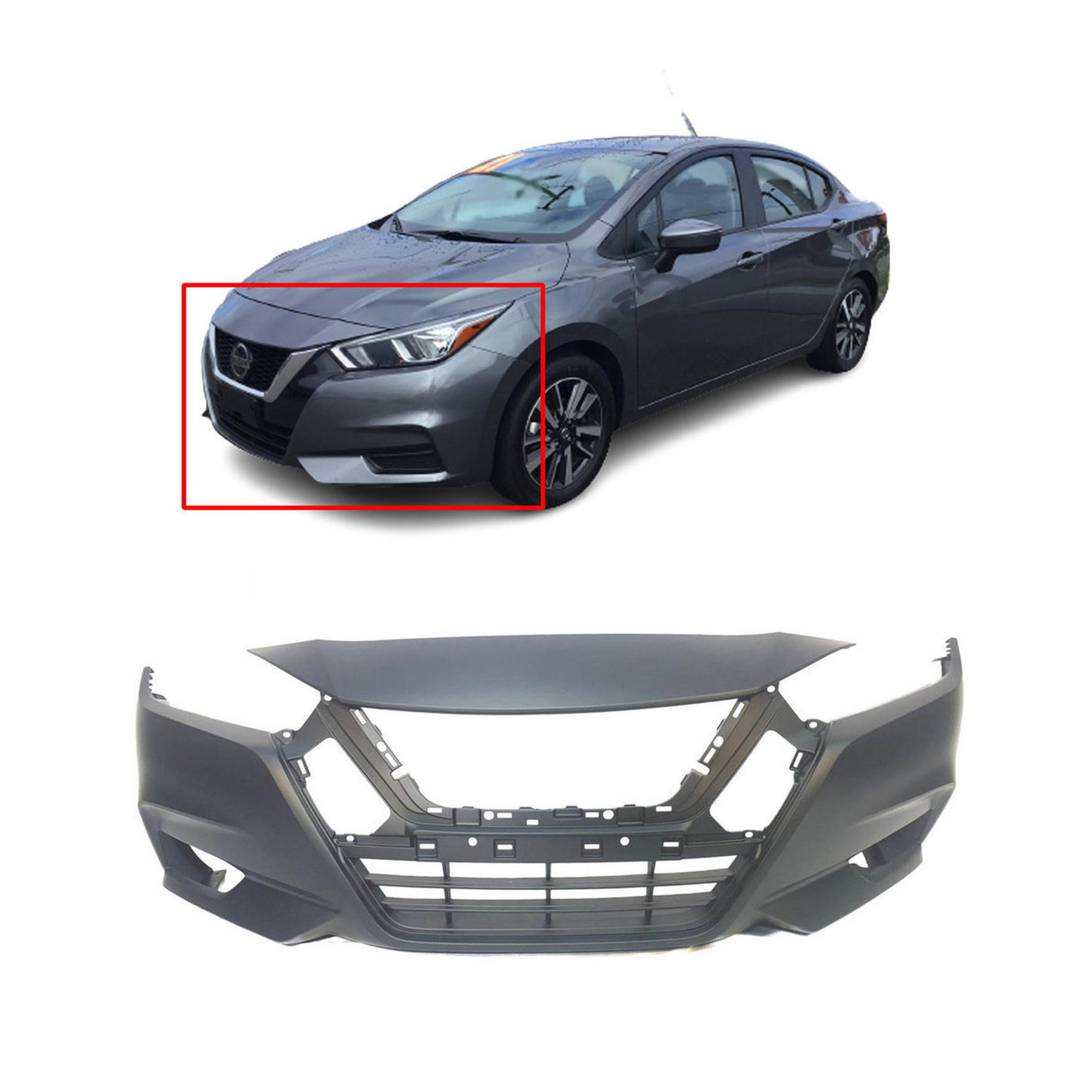 Dodge Ram Front Bumper Cover