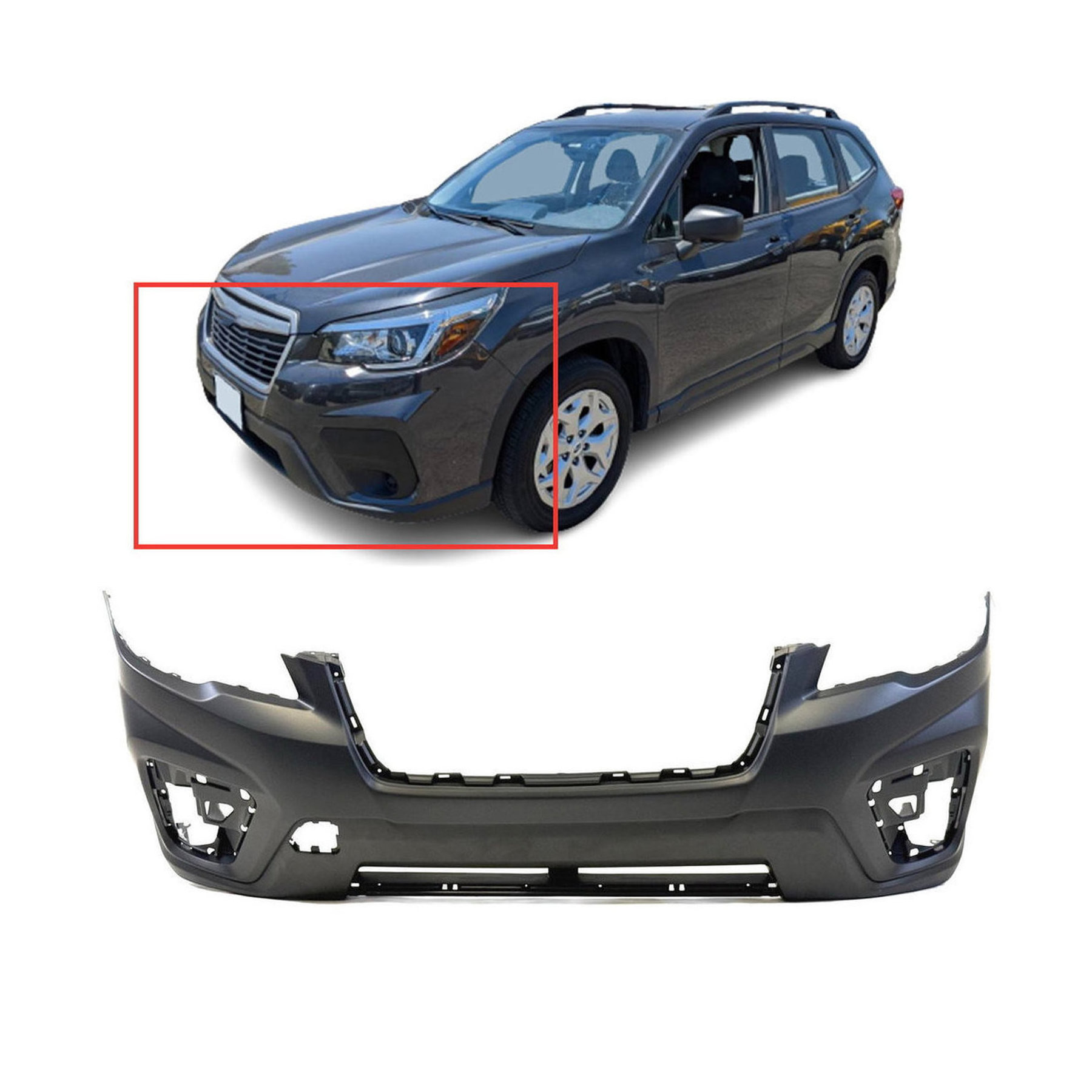 Foresterページ 2019-2021 Subaru Forester Base Touring Front Bumper Cover