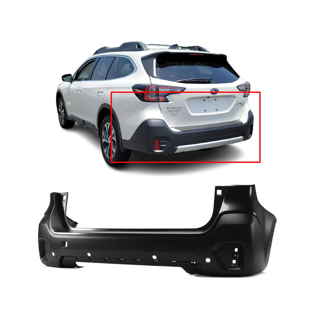 Rear Bumper Cover For 2020-2022 Subaru Outback Primed SU1100198 | eBay