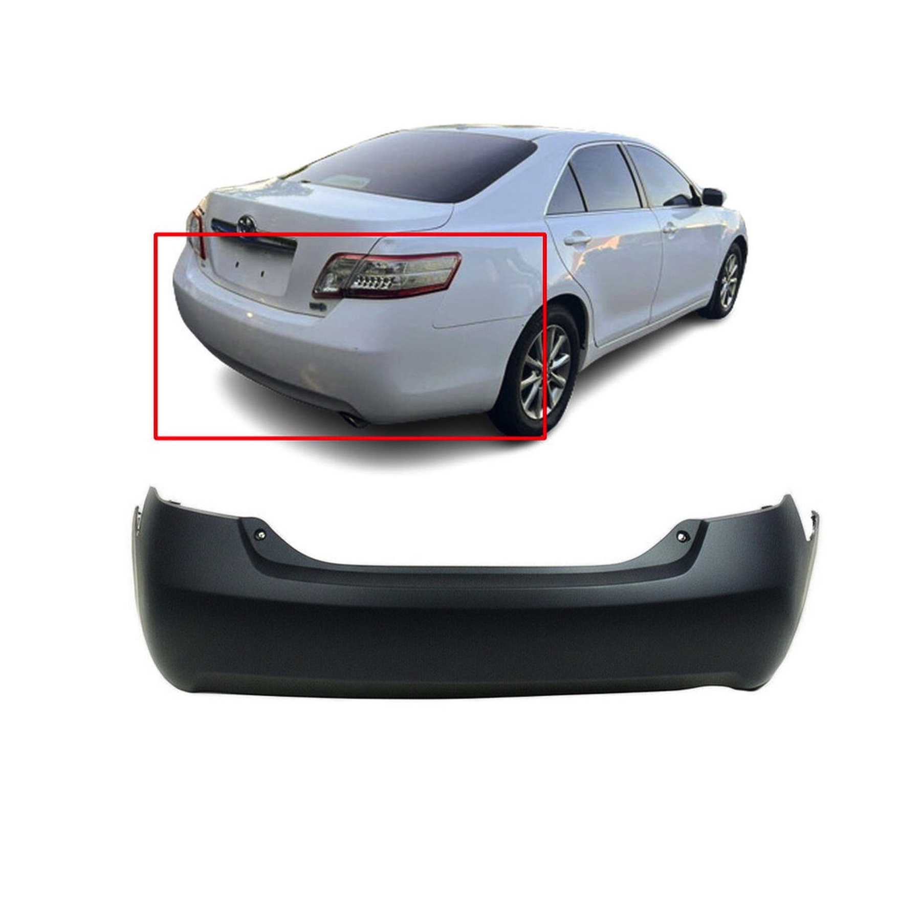 2007 - 2011 Toyota Camry Rear Bumper Cover