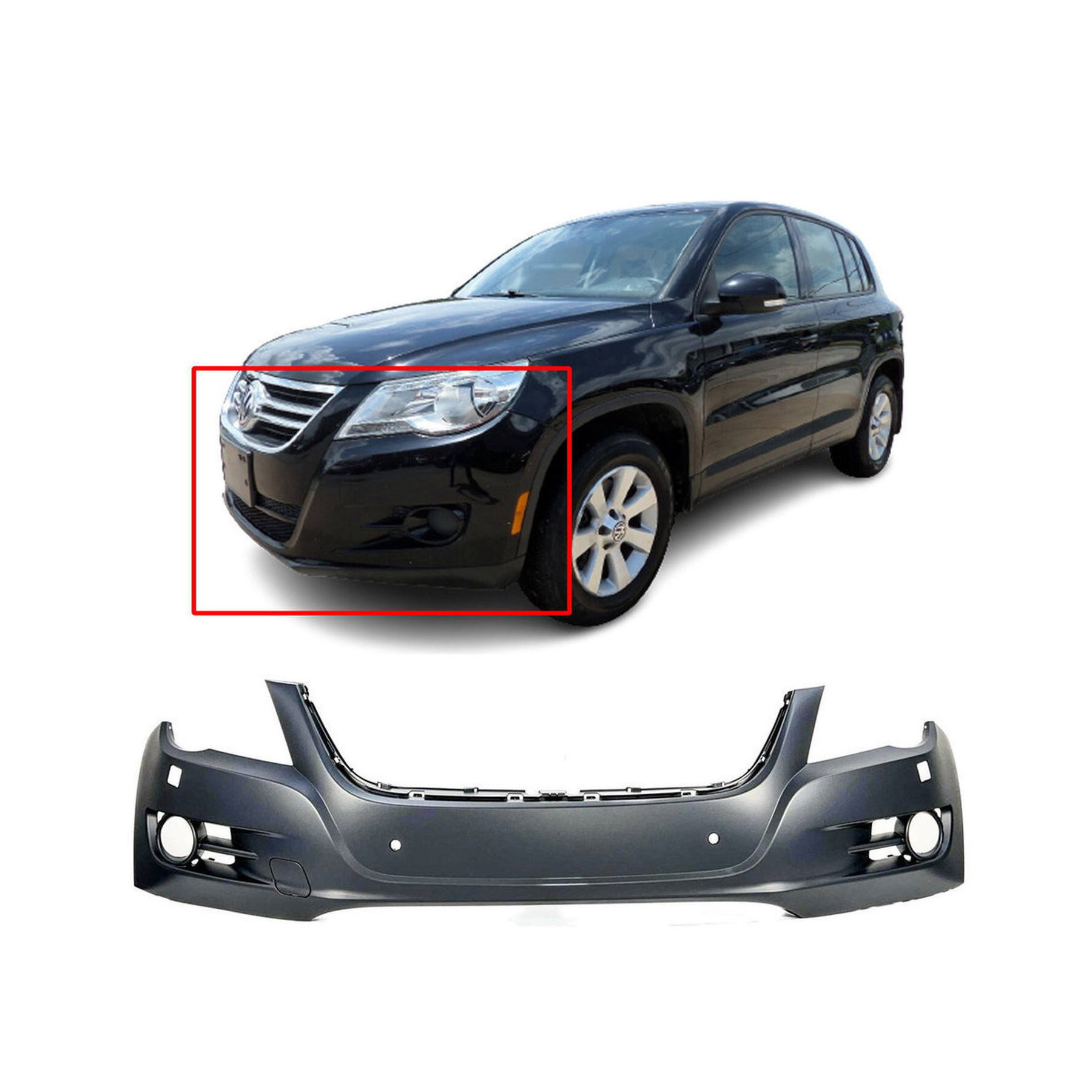Dodge Ram Front Bumper Cover