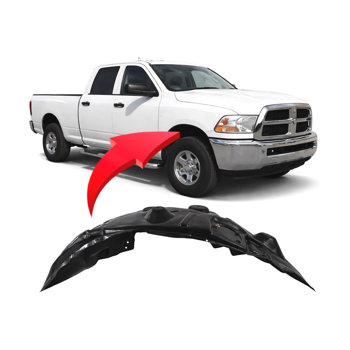 Dodge Ram Front Bumper Cover